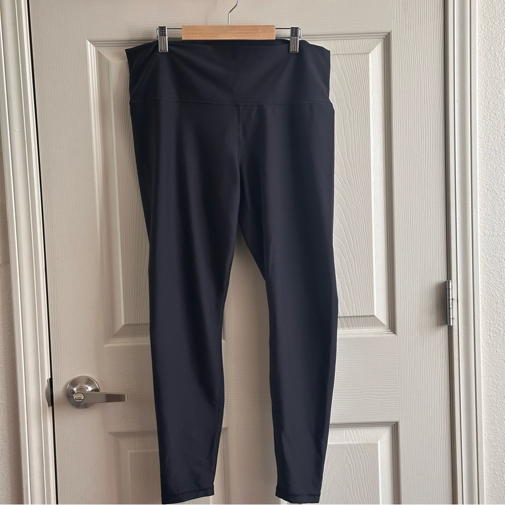 Old Navy Active Black PowerSoft High-Rise Go-Dry Leggings Women’s Size XL Petite